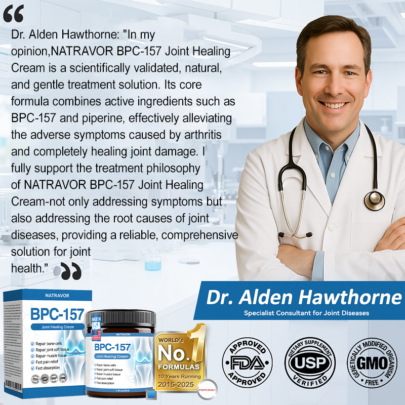 Official store 👩⚕️🥇| NATRAVOR® BPC-157 Joint Healing Cream🏃Treats Arthritis,Neuropathy,Rheumatism,Sports Injuries&More👍